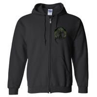 Tree Of Life Under The Moon Connection, Life, Magic, Mystery Full Zip Hoodie