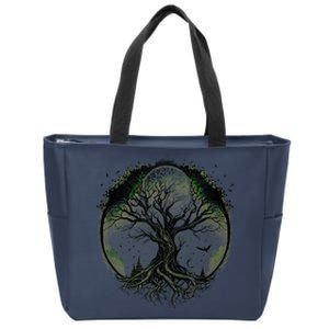 Tree Of Life Under The Moon Connection, Life, Magic, Mystery Zip Tote Bag