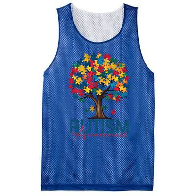 Tree Of Life Autism Awareness Month Funny Asd Supporter Gift Mesh Reversible Basketball Jersey Tank