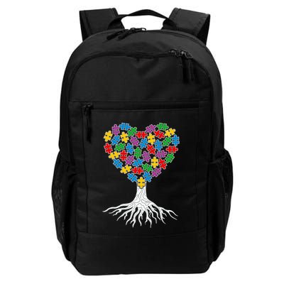 Tree Of Life Autism Awareness Puzzle Tree Funny Gift Backpack
