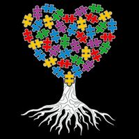 Tree Of Life Autism Awareness Puzzle Tree Funny Gift Sustainable Bucket Hat