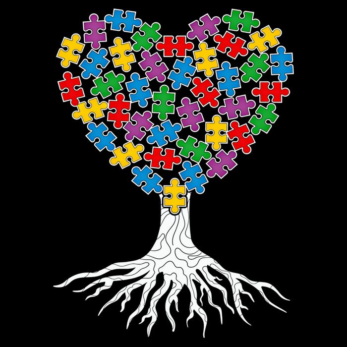 Tree Of Life Autism Awareness Puzzle Tree Funny Gift Sustainable Bucket Hat