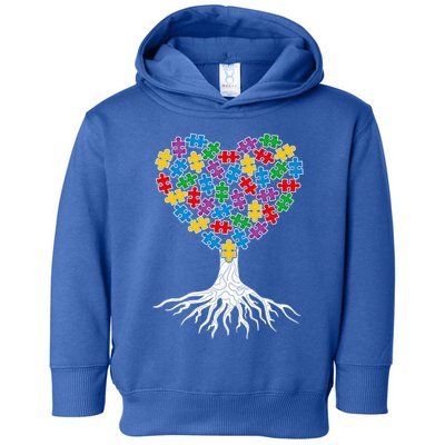 Tree Of Life Autism Awareness Puzzle Tree Funny Gift Toddler Hoodie