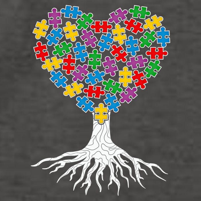 Tree Of Life Autism Awareness Puzzle Tree Funny Gift Vector Backpack