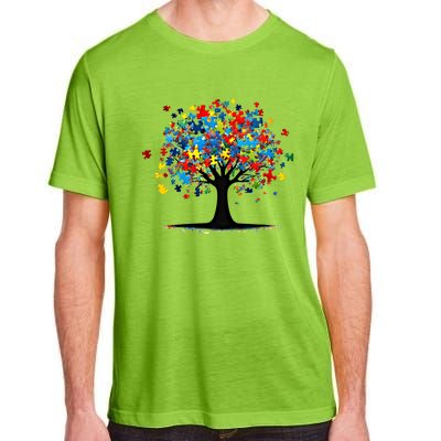 Tree Of Life Autism Awareness Day Autistic Gift Adult ChromaSoft Performance T-Shirt