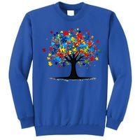 Tree Of Life Autism Awareness Day Autistic Gift Tall Sweatshirt