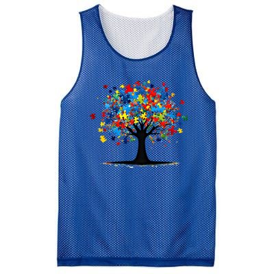 Tree Of Life Autism Awareness Day Autistic Gift Mesh Reversible Basketball Jersey Tank