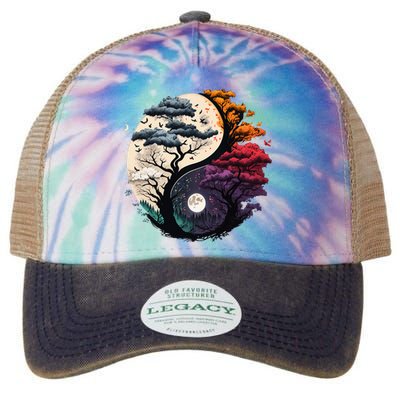 Tree Of Life Yin Yang Legacy Tie Dye Trucker Hat