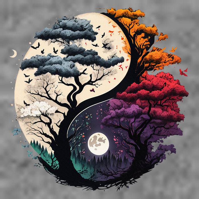 Tree Of Life Yin Yang Toddler Hoodie