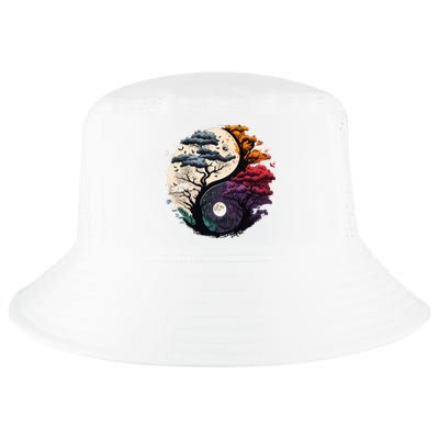 Tree Of Life Yin Yang Cool Comfort Performance Bucket Hat