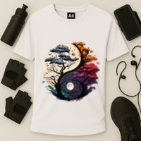 Tree Of Life Yin Yang Performance Shirt