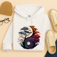 Tree Of Life Yin Yang Hoodie