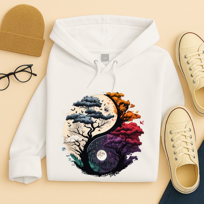 Tree Of Life Yin Yang Hoodie