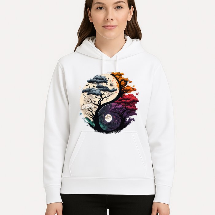 Tree Of Life Yin Yang Hoodie