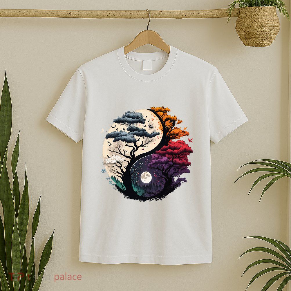 Tree Of Life Yin Yang T-Shirt