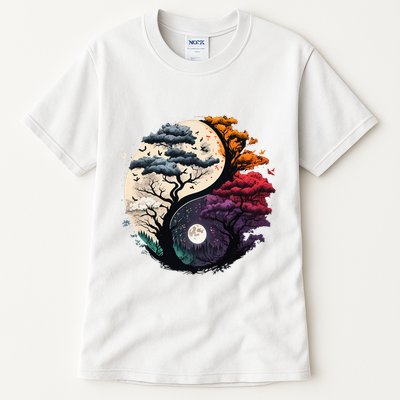 Tree Of Life Yin Yang Tall T-Shirt
