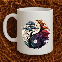 Tree Of Life Yin Yang Mug