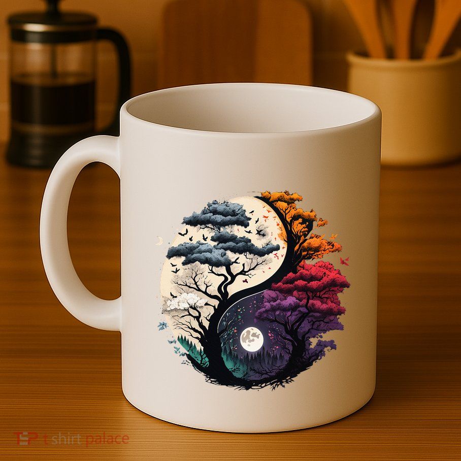 Tree Of Life Yin Yang Mug