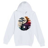 Tree Of Life Yin Yang Premium Pullover Hoodie