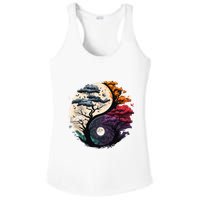 Tree Of Life Yin Yang Ladies PosiCharge Competitor Racerback Tank