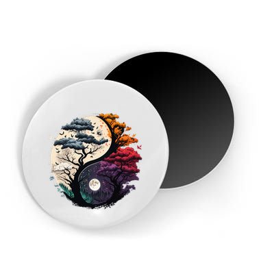 Tree Of Life Yin Yang Magnet