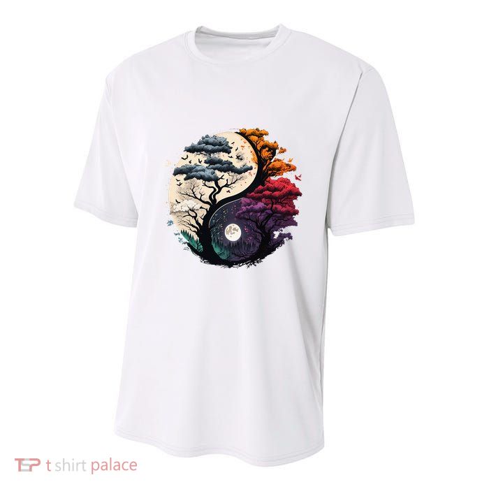 Tree Of Life Yin Yang Youth Performance Sprint T-Shirt