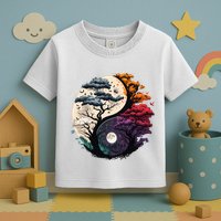 Tree Of Life Yin Yang Toddler T-Shirt