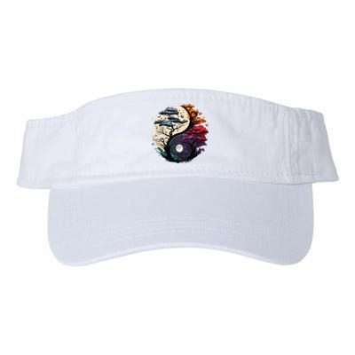 Tree Of Life Yin Yang Valucap Bio-Washed Visor