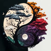 Tree Of Life Yin Yang Infant Baby Jersey Bodysuit
