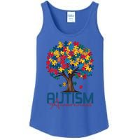 Tree Of Life Autism Awareness Month Funny Asd Supporter Gift Ladies Essential Tank