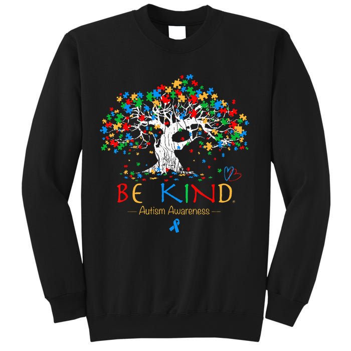 Tree Of Life Autism Awareness Month Puzzle ASD Supporter Sweatshirt