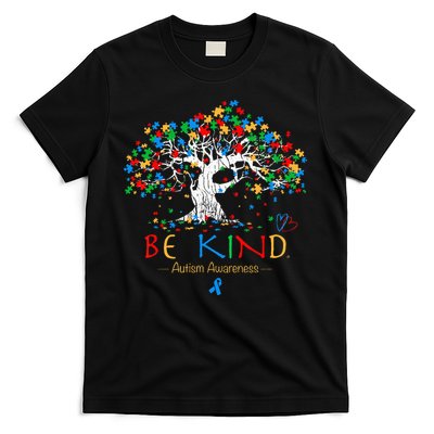 Tree Of Life Autism Awareness Month Puzzle ASD Supporter T-Shirt