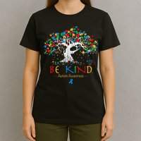 Tree Of Life Autism Awareness Month Puzzle ASD Supporter T-Shirt