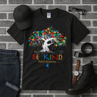 Tree Of Life Autism Awareness Month Puzzle ASD Supporter Tall T-Shirt