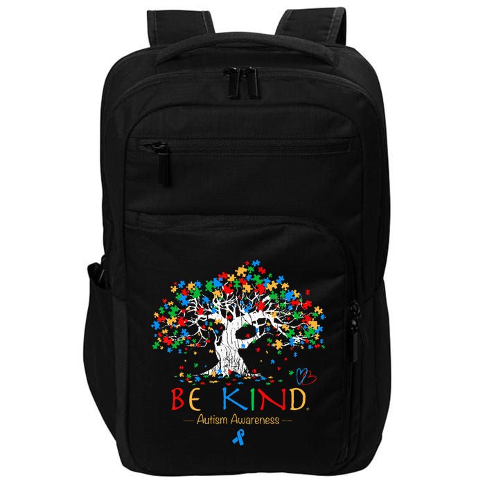 Tree Of Life Autism Awareness Month Puzzle ASD Supporter Impact Tech Backpack