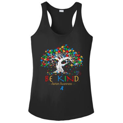 Tree Of Life Autism Awareness Month Puzzle ASD Supporter Ladies PosiCharge Competitor Racerback Tank