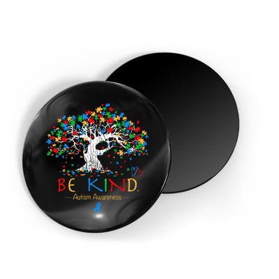 Tree Of Life Autism Awareness Month Puzzle ASD Supporter Magnet