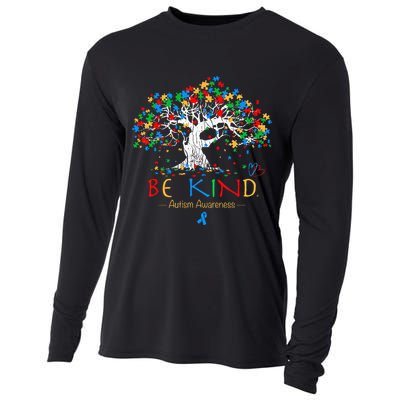 Tree Of Life Autism Awareness Month Puzzle ASD Supporter Cooling Performance Long Sleeve Crew