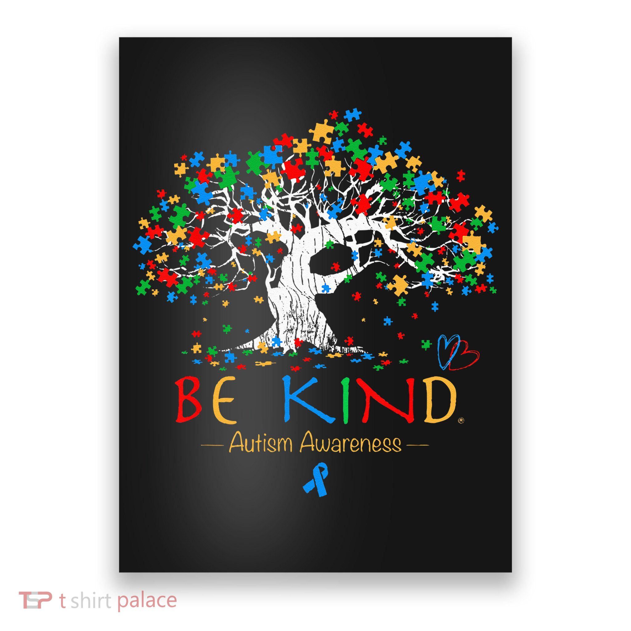 Tree Of Life Autism Awareness Month Puzzle ASD Supporter Poster