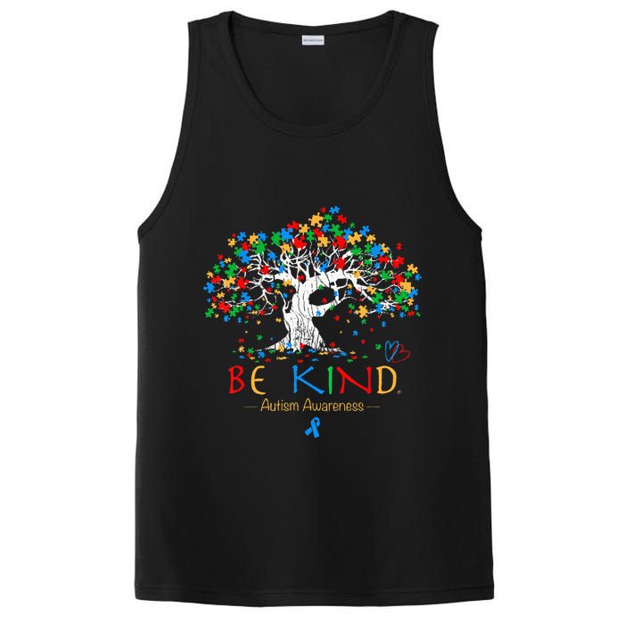 Tree Of Life Autism Awareness Month Puzzle ASD Supporter PosiCharge Competitor Tank