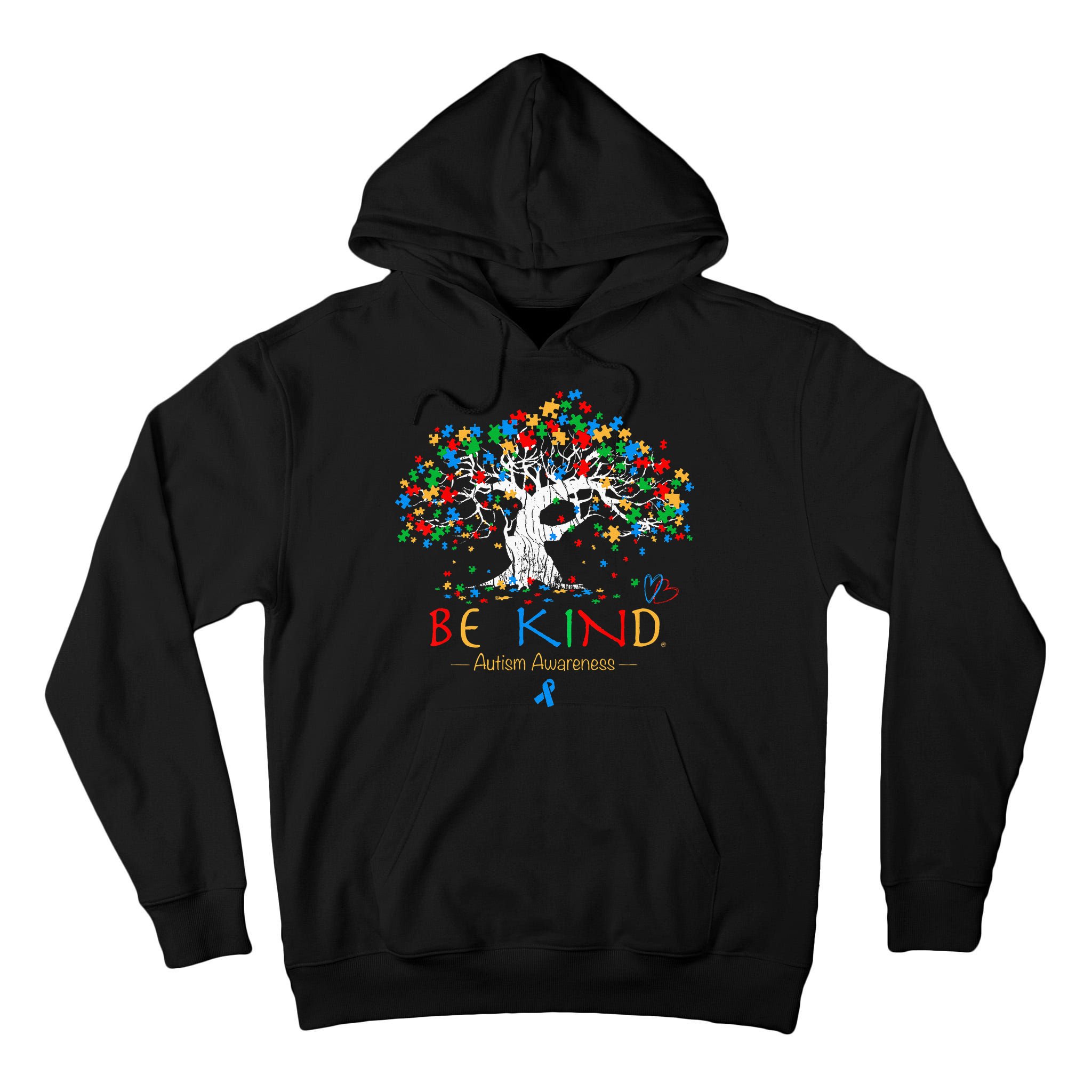 Tree Of Life Autism Awareness Month Puzzle ASD Supporter Tall Hoodie
