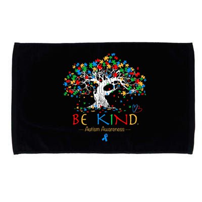 Tree Of Life Autism Awareness Month Puzzle ASD Supporter Microfiber Hand Towel