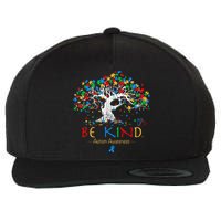 Tree Of Life Autism Awareness Month Puzzle ASD Supporter Wool Snapback Cap