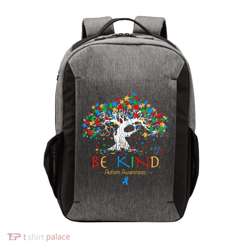 Tree Of Life Autism Awareness Month Puzzle ASD Supporter Vector Backpack