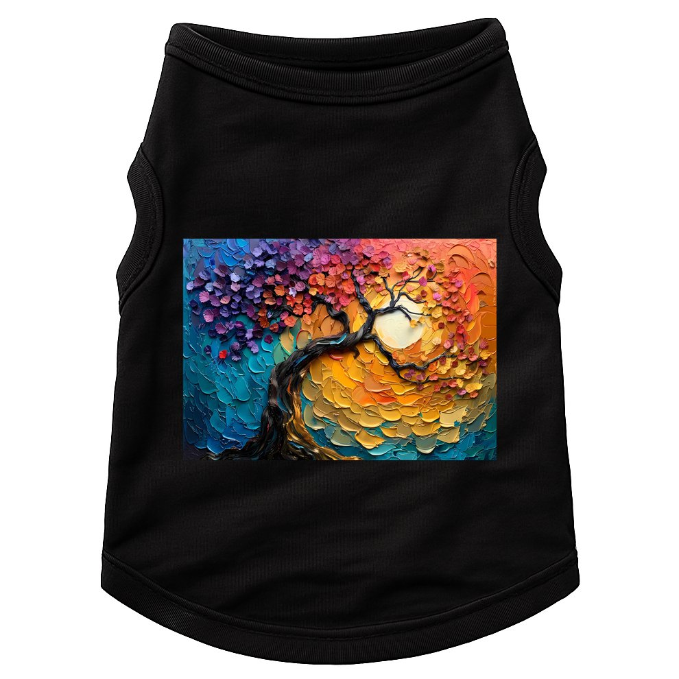 Tree Of Life Oil Painting Doggie Tank