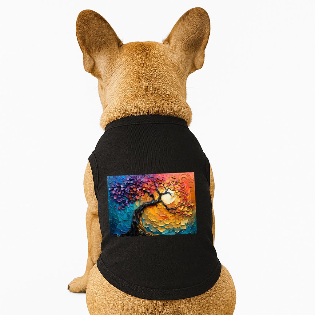 Tree Of Life Oil Painting Doggie Tank