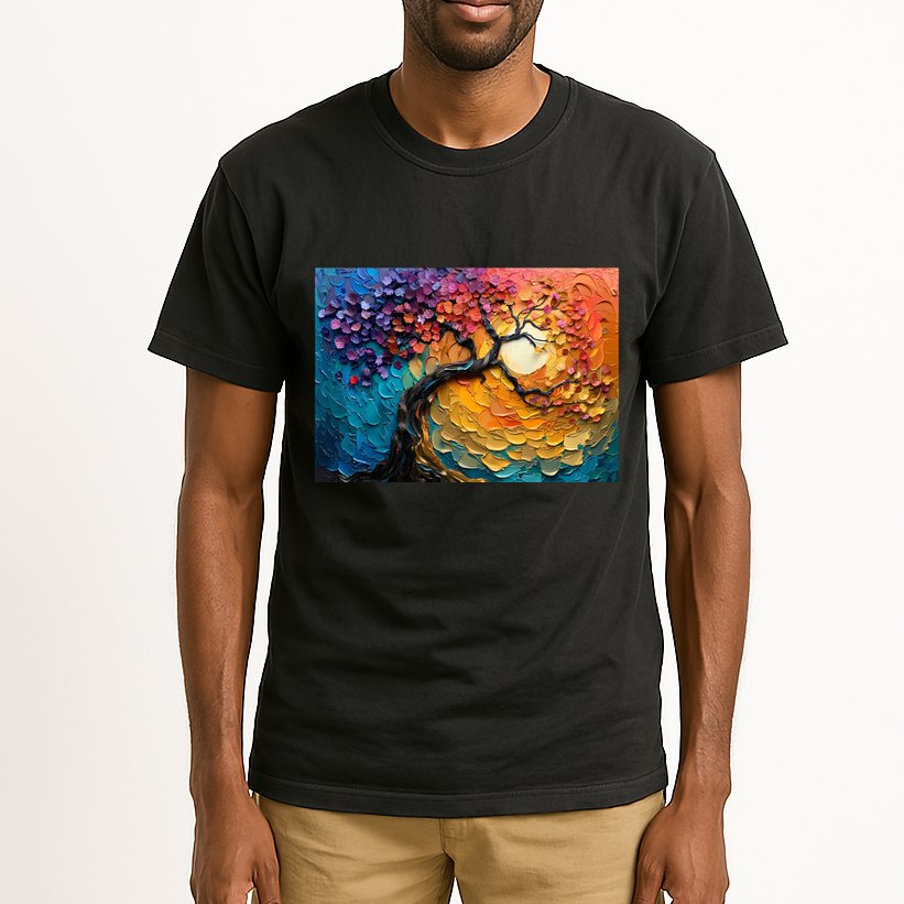 Tree Of Life Oil Painting Tall T-Shirt