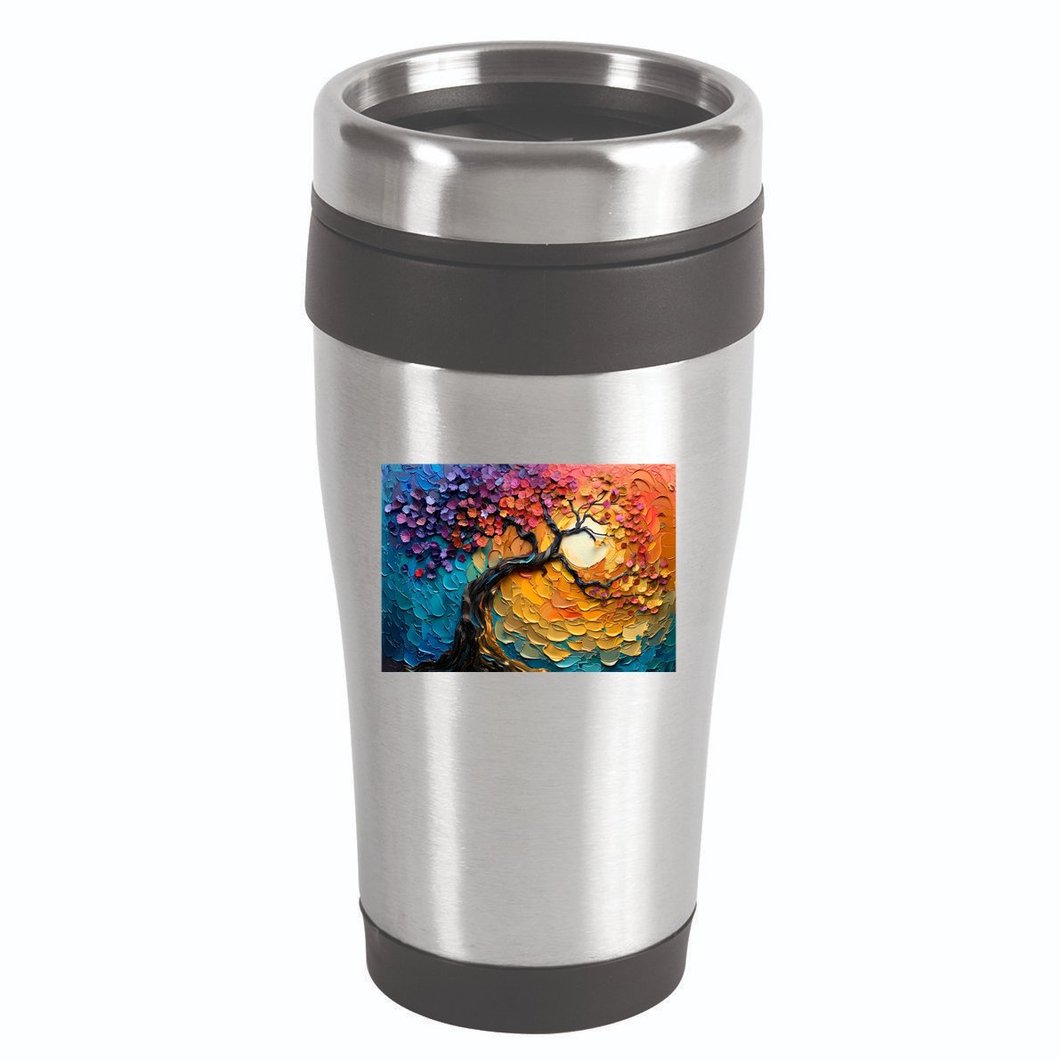Tree Of Life Oil Painting 16oz Travel Tumbler