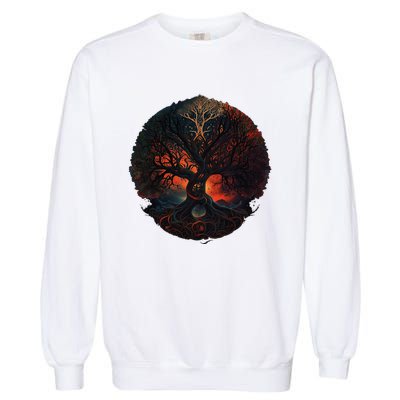 Tree Of Life Gift The Tree Of Life Meditation Garment-Dyed Sweatshirt