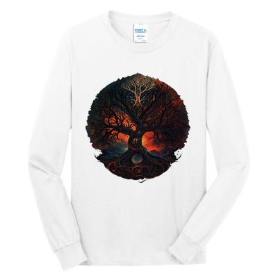 Tree Of Life Gift The Tree Of Life Meditation Tall Long Sleeve T-Shirt